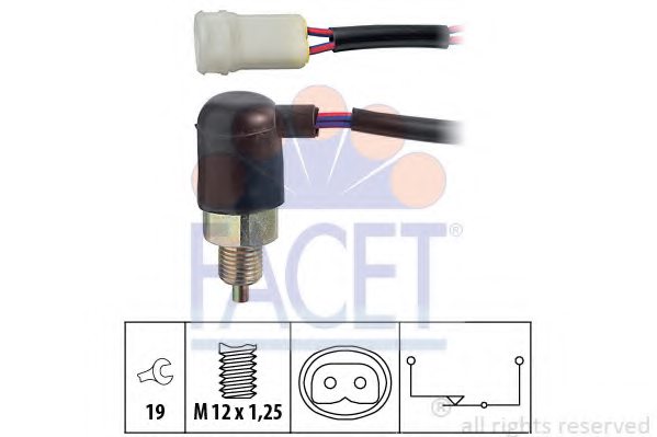 FACET 7.6154 Switch, reverse light